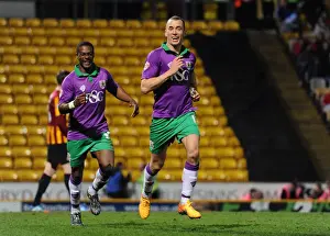Aaron Wilbraham's Goal Celebration: Bradford City vs
