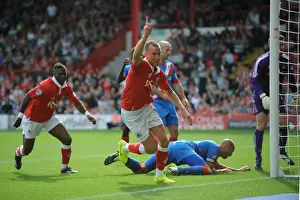 Aaron Wilbraham's Goal Celebration: Bristol City vs Doncaster Rovers, Sky Bet League One, September 13, 2014