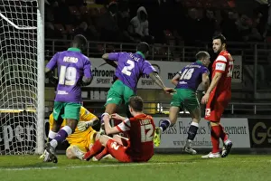 Leyton Orient V Bristol City Prints: Aaron Wilbraham's Goal Celebration: Leyton Orient vs