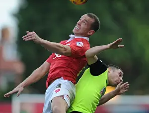 Bristol City V Oldham Athletic Prints: Aaron Wilbraham's Header Victory: Bristol City vs Oldham Athletic, November 2014