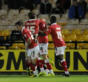 Port Vale V Bristol City Prints: Aaron Wilbraham's Last-Minute Strike: Port Vale vs. Bristol City in Sky Bet League One