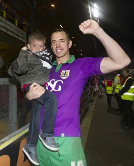 Aaron Wilbraham's Promotion Celebration with Young Fan: Bradford City 0-6 Bristol City