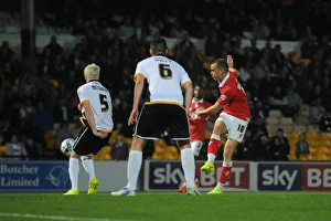 Port Vale V Bristol City Prints: Aaron Wilbraham's Shot at Glory: Port Vale vs. Bristol City, Sky Bet League One