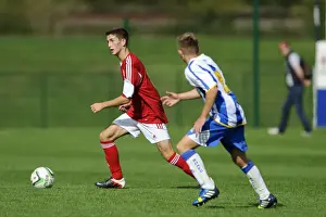 Development Prints: Action-Packed: Bristol City U18 vs Brighton & Hove Albion U18 - Young Stars Battle it Out on the Football Field