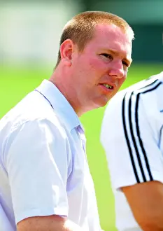 Pre-Season Training Prints: Adam Baker's Intense Focus during Bristol City FC Pre-Season Training