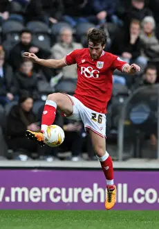 Hull City V Bristol City Prints: Adam Matthews in Action for Bristol City against Hull City at KC Stadium (02.04.2016)
