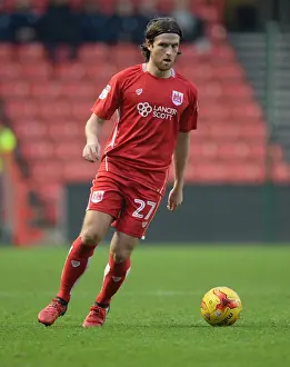 Adam Matthews in Action: Bristol City vs Preston North End