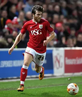 Bristol City V Rotherham United Prints: Adam Matthews in Action: Bristol City vs Rotherham United at Ashton Gate, 2016