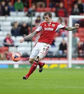 Aden Flint in Action: Bristol City vs Dagenham and Redbridge, FA Cup First Round, Ashton Gate