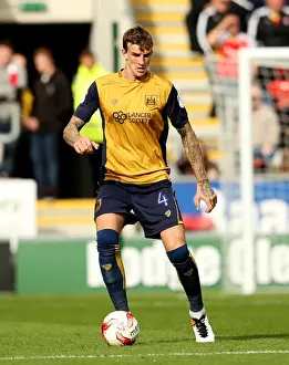 Rotherham V Bristol City Prints: Aden Flint in Action: Bristol City vs Rotherham United, Sky Bet Championship