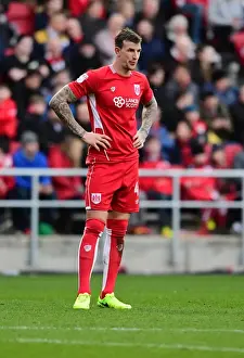 Bristol City V Rotherham United Prints: Aden Flint in Action: Bristol City vs Rotherham United, Sky Bet Championship, 2017