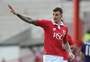 Bristol City V West Ham Prints: Aden Flint in Action: Bristol City vs West Ham United, FA Cup Fourth Round, Ashton Gate