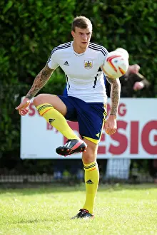 Aden Flint in Action: Bristol City's Pre-Season Friendly