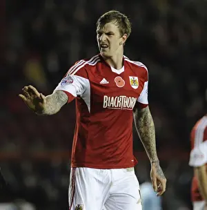 Aden Flint in Action: FA Cup First Round - Bristol City vs Dagenham and Redbridge