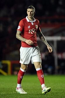 Images Dated 13th January 2015: Aden Flint in Action: FA Cup Third Round Replay at Ashton Gate Stadium - Bristol City vs Doncaster