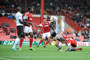 Aden Flint of Bristol City in Action Against Colchester United, Sky Bet League One, September 2013