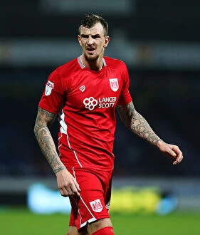 Images Dated 10th December 2016: Aden Flint of Bristol City in Action Against Huddersfield Town, 2016