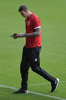 Framed Print : Aden Flint of Bristol City in Action Against Port Vale at Vale Park, September 16, 2014 Framed Print : Aden Flint of Bristol City in Action Against Port Vale at Vale Park, September 16, 2014