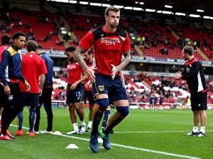 Images Dated 29th October 2016: Aden Flint of Bristol City Prepares for Barnsley Clash at Oakwell Stadium, 2016