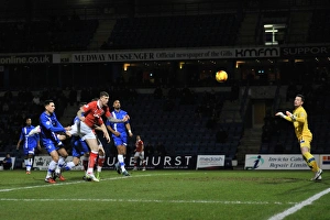 Gillingham V Bristol City - JPT Prints: Aden Flint Charges Towards Goal: Gillingham vs