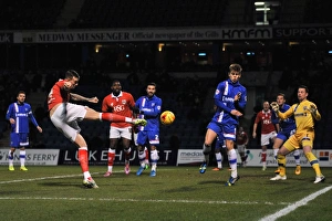 Gillingham V Bristol City - JPT Prints: Aden Flint Goes for Glory