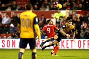 Aden Flint Heads Away: Nottingham Forest vs. Bristol City, Sky Bet Championship (21 January 2017)