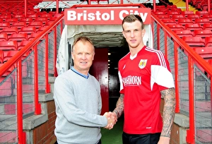 New Signing Prints: Aden Flint Joins Bristol City: First Team Photo