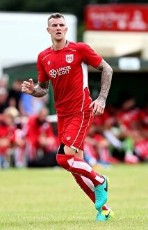 Images Dated 10th July 2016: Aden Flint in Pre-Season Form: Hengrove Athletic vs. Bristol City (July 10, 2016)