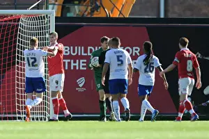 Bristol City V Chesterfield Prints: Aden Flint and Sam Clucas Clash in Intense Bristol City vs Chesterfield Rivalry