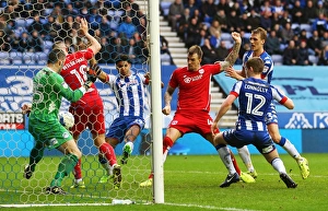 Wigan Athletic V Bristol City Prints: Aden Flint Scores First Goal: Wigan Athletic vs