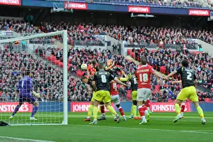 March Prints: Aden Flint Scores the Opener: Bristol City's Johnstone's Paint Trophy Victory over Walsall (2015)