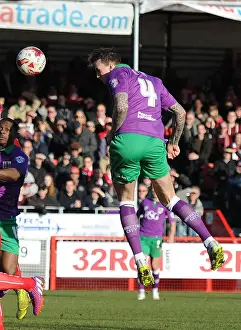 Crawley Town V Bristol City Prints: Aden Flint Scores Opening Goal: Bristol City vs Crawley Town, March 7, 2015