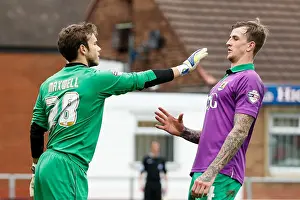 Aden Flint Taunts Chris Maxwell: Intense Moment at Fleetwood Town vs. Bristol City (2014)