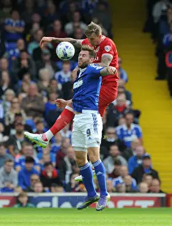 Aden Flint vs Daryl Murphy: Heading Battle at Portman Road, Ipswich Town vs Bristol City, Sky Bet Championship