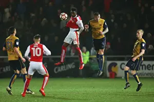 Fleetwood Town V Bristol City Prints: Aden Flint vs. Devante Cole Clash: Fleetwood Town vs