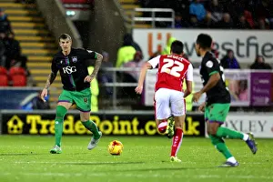 Framed Print : Aden Flint vs Joe Newell Clash: Rotherham United vs Bristol City, Sky Bet Championship, 2015 Framed Print : Aden Flint vs Joe Newell Clash: Rotherham United vs Bristol City, Sky Bet Championship, 2015