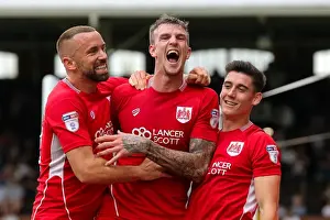 Fulham V Bristol City Prints: Aden Flint's Brace: Bristol City's 4-0 Thrashing of Fulham (Sky Bet EFL Championship)