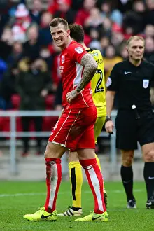 Aden Flint's Disappointment: Bristol City vs Burton Albion, 04-03-2017