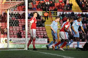 Bristol City V Tranmere Rovers Prints: Aden Flint's Disappointment: Bristol City vs Tranmere Rovers, 2014