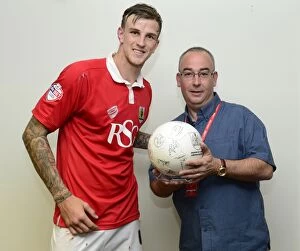 Images Dated 19th August 2014: Aden Flint's Dominant Performance: Bristol City vs Leyton Orient, Sky Bet League One, 2014