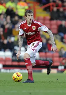 Bristol City V Walsall Prints: Aden Flint's Dominant Performance: Bristol City vs Walsall (December 26, 2013)