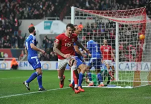 Aden Flint's Double: Celebrating Bristol City's Victory over Ipswich Town (13/02/2016)