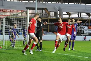Aden Flint's Double Delight: Celebrating Bristol City's Victory over Charlton Athletic (26/12/2015)