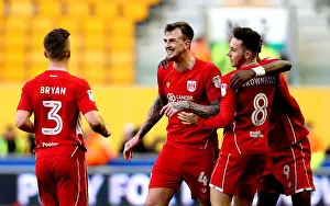 Wolverhampton Wanderers V Bristol City Prints: Aden Flint's Dramatic Goal: Bristol City's 2-1 Comeback at Wolverhampton Wanderers