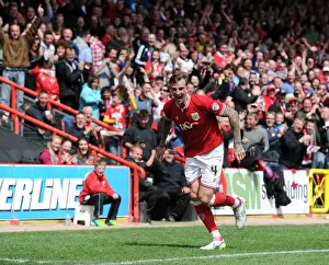 Bristol City V Walsall Prints: Aden Flint's Epic Goal: Bristol City's Sky Bet League One Triumph over Walsall (May 2015)