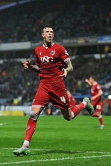 Yorkshire Prints: Aden Flint's Euphoric Goal Celebration: Huddersfield vs