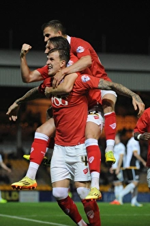 Port Vale V Bristol City Prints: Aden Flint's Euphoric Goal: Port Vale vs. Bristol City (September 16, 2014)