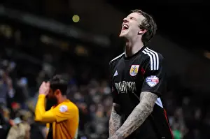 Bradford City V Bristol City Prints: Aden Flint's Frustration: Draw Against Bradford City (January 11, 2014)