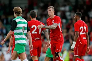 League Two Prints: Aden Flint's Goal: Bristol City Takes the Lead over Yeovil Town (16-07-2016)