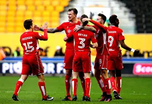 Wolverhampton Wanderers V Bristol City Prints: Aden Flint's Goal: Bristol City's 2-1 Comeback at Molineux (Sky Bet Championship: Wolverhampton Wanderers vs)